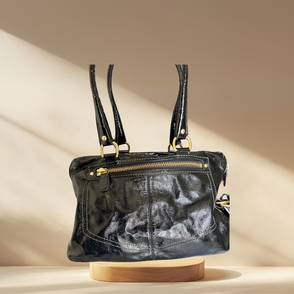 Coach Limited Edition Legacy Peyton Bleeker Patent Leather Tote F13051 – Black – - Picture 10 of 16